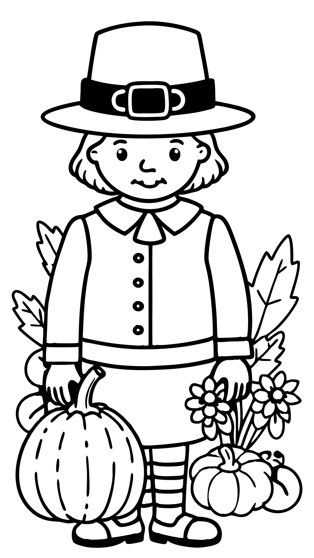 coloring pages pilgrims